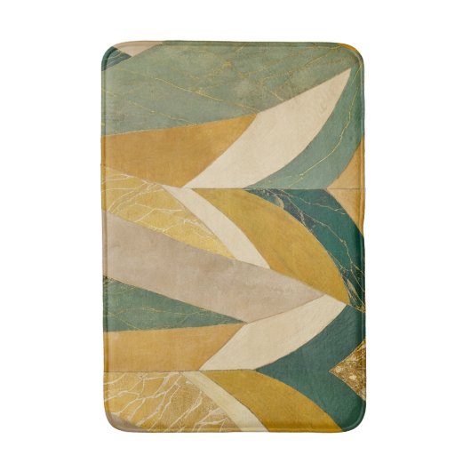 Abstract geometrisch badmat (Voorkant Verticaal)