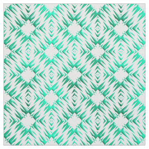 Abstract geometrisch blauwgroen patroon. stof
