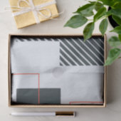 Abstract Geometrisch Blokpatroon Tissuepapier (Geschenk)
