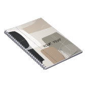 Abstract geometrisch boho modern Notitieboek (Rechterzijde)