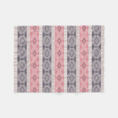 Abstract geometrisch boho stijgpatroon. fleece deken (Voorkant (Horizontaal))