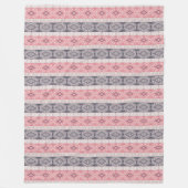 Abstract geometrisch boho stijgpatroon. fleece deken (Voorkant)