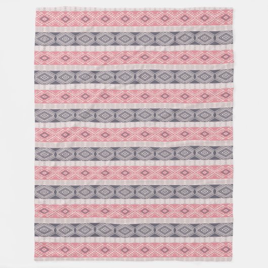 Abstract geometrisch boho stijgpatroon. fleece deken (Voorkant)