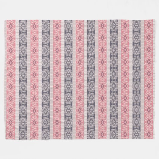 Abstract geometrisch boho stijgpatroon. fleece deken (Voorkant (Horizontaal))