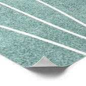 Abstract Geometrisch Botanisch Poster van de Muurk (Hoek)