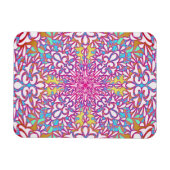 Abstract geometrisch caleidoscoopontwerp magneet (Horizontaal)