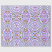 Abstract Geometrisch Cheveron Vlinder Effect Cadeaupapier (Vlak)