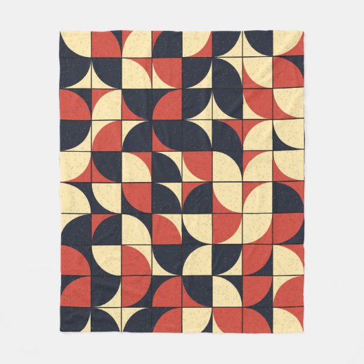 Abstract geometrisch: computationele kunst. fleece deken (Voorkant)