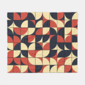 Abstract geometrisch: computationele kunst. fleece deken (Voorkant (Horizontaal))