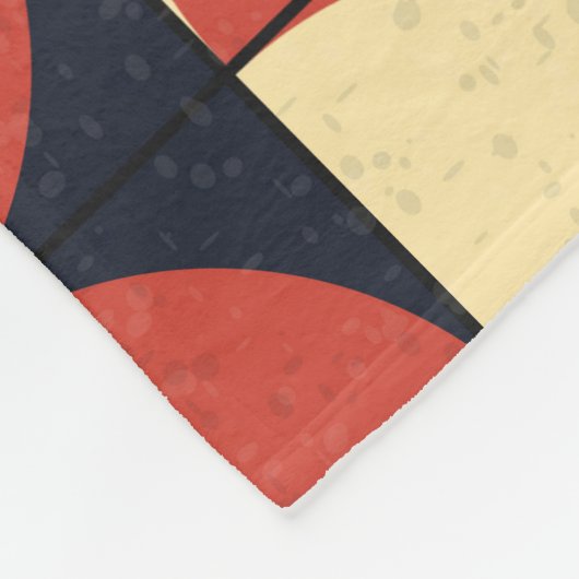 Abstract geometrisch: computationele kunst. fleece deken (Hoek)