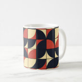Abstract geometrisch: computationele kunst. koffiemok (Voorkant rechts)