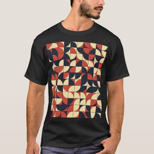 Abstract geometrisch: computationele kunst. t-shirt (Voorkant)