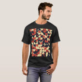 Abstract geometrisch: computationele kunst. t-shirt (Voorkant volledig)