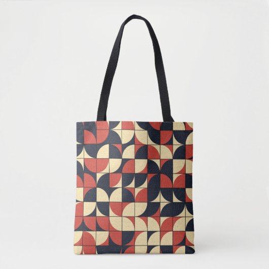 Abstract geometrisch: computationele kunst. tote bag (Voorkant)