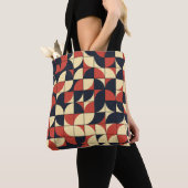Abstract geometrisch: computationele kunst. tote bag (Dichtbij)