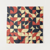 Abstract geometrisch: computationele kunst. wandkleed (Voorkant)