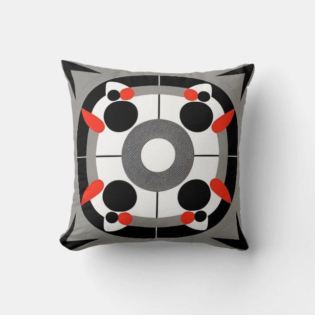 Abstract Geometrisch Creatief Modern Huisdecor Kussen (Voorkant)