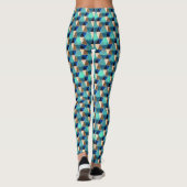 Abstract geometrisch digitaal patroon 1192 - Leggi Leggings (Achterkant)