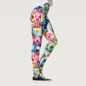 Abstract geometrisch digitaal patroon 17 - Legging (Rechts)