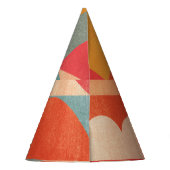 Abstract geometrisch: document textuur feesthoedjes (Achterkant)