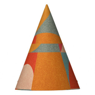 Abstract geometrisch: document textuur feesthoedjes