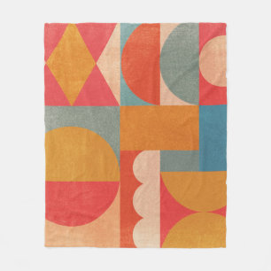 Abstract geometrisch: document textuur fleece deken