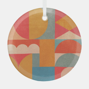 Abstract geometrisch: document textuur glas ornament