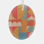 Abstract geometrisch: document textuur glas ornament (Voorkant Rechts)