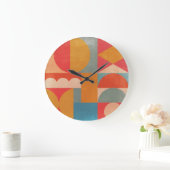 Abstract geometrisch:  document textuur grote klok (Huis)