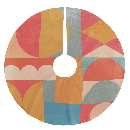 Abstract geometrisch:  document textuur kerstboom rok (Voorkant)