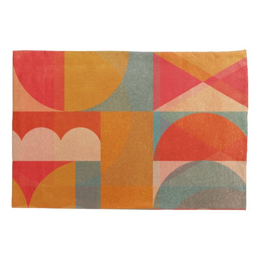 Abstract geometrisch: document textuur kussensloop (Achterkant)