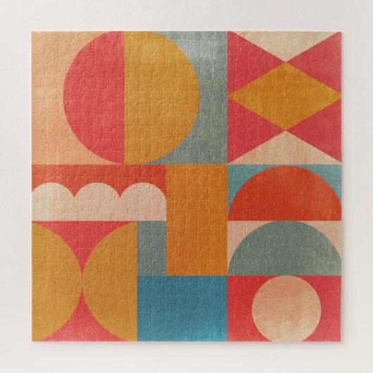 Abstract geometrisch: document textuur legpuzzel (Verticaal)
