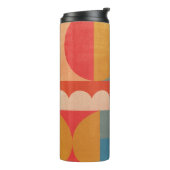 Abstract geometrisch:  document textuur thermosbeker (Gedraaid links)