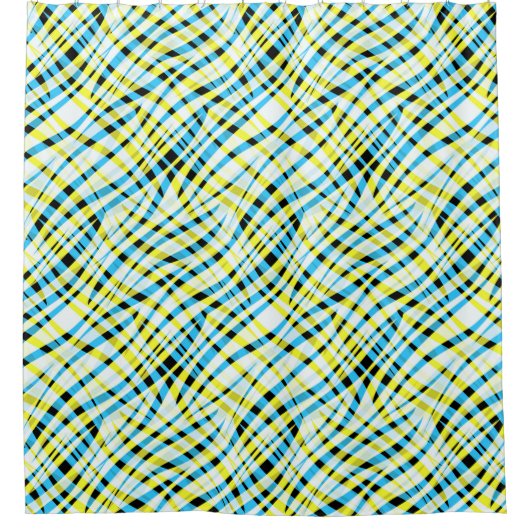 Abstract, geometrisch douchegordijn (Voorkant)