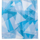 Abstract geometrisch driehoekpatroon douchegordijn (Voorkant)