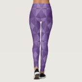 Abstract geometrisch driehoekpatroon leggings (Achterkant)