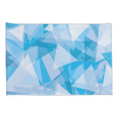 Abstract geometrisch driehoekspatroon | Kussensloo Kussensloop (Achterkant-Rechts)