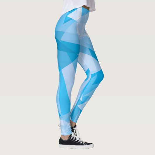 Abstract geometrisch driehoekspatroon | Leggings (Rechts)