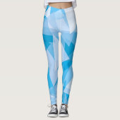 Abstract geometrisch driehoekspatroon | Leggings (Voorkant)