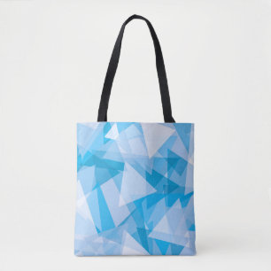 Abstract geometrisch driehoekspatroon   Tote bag