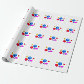 Abstract Geometrisch Element Patroon voor Minimali Cadeaupapier (Uitgerold)