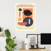 Abstract Geometrisch EP No. 7 Poster (Thuiskantoor)