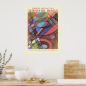 Abstract Geometrisch EP nr. 3 Poster (Keuken)