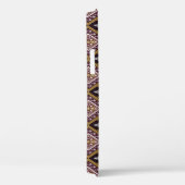 Abstract geometrisch etnisch, behangontwerp. Case-Mate iPhone case (Achterkant / Rechts)