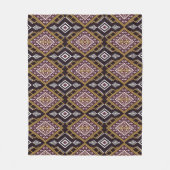 Abstract geometrisch etnisch, behangontwerp. fleece deken (Voorkant)