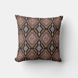 Abstract geometrisch etnisch, behangontwerp. kussen