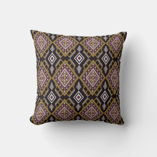 Abstract geometrisch etnisch, behangontwerp. kussen