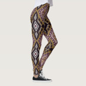 Abstract geometrisch etnisch, behangontwerp. leggings (Rechts)