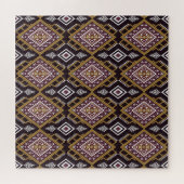 Abstract geometrisch etnisch, behangontwerp. legpuzzel (Horizontaal)
