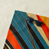 Abstract geometrisch futurisme strandlaken (In situ)